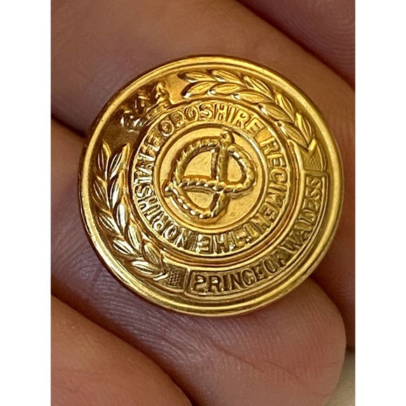 British Military Officers Buttons N, Staffordshire Regiment Prince of Wales (3) - Picture 3 of 7